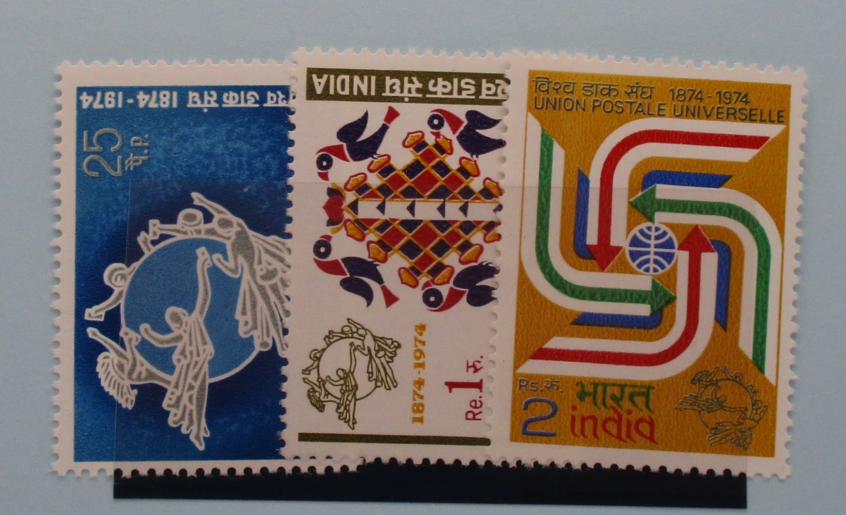 India Stamps, 1974, SG740-742, Mint image 0