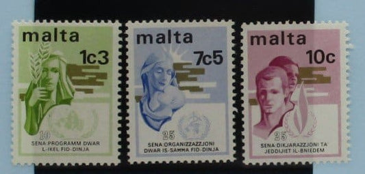 Malta Stamps, 1973, SG504-506, Mint image 0