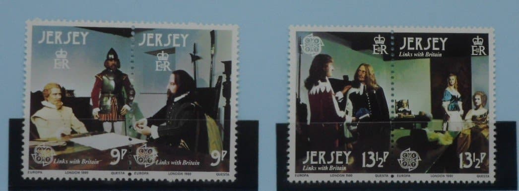 Jersey Stamps, 1980, SG226a, SG228a, Mint image 0