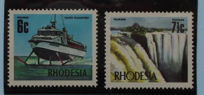 Rhodesia Stamps, 1970-73, SG443b-443c, Mint image 0