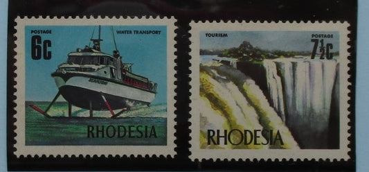 Rhodesia Stamps, 1970-73, SG443b-443c, Mint image 0