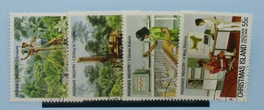 Christmas Island Stamps, 1980, SG122-125, Used image 0