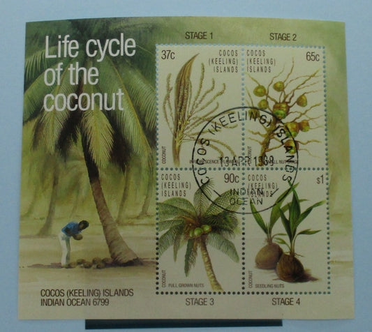 Cocos (Keeling) Islands Stamps, 1988, MS184, Used image 0