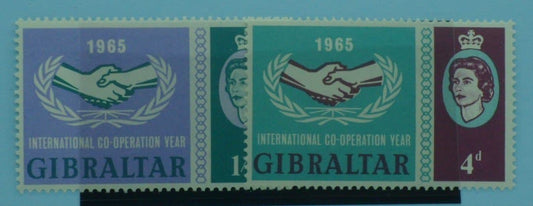 Gibraltar Stamps, 1965, SG182-183, Mint image 0