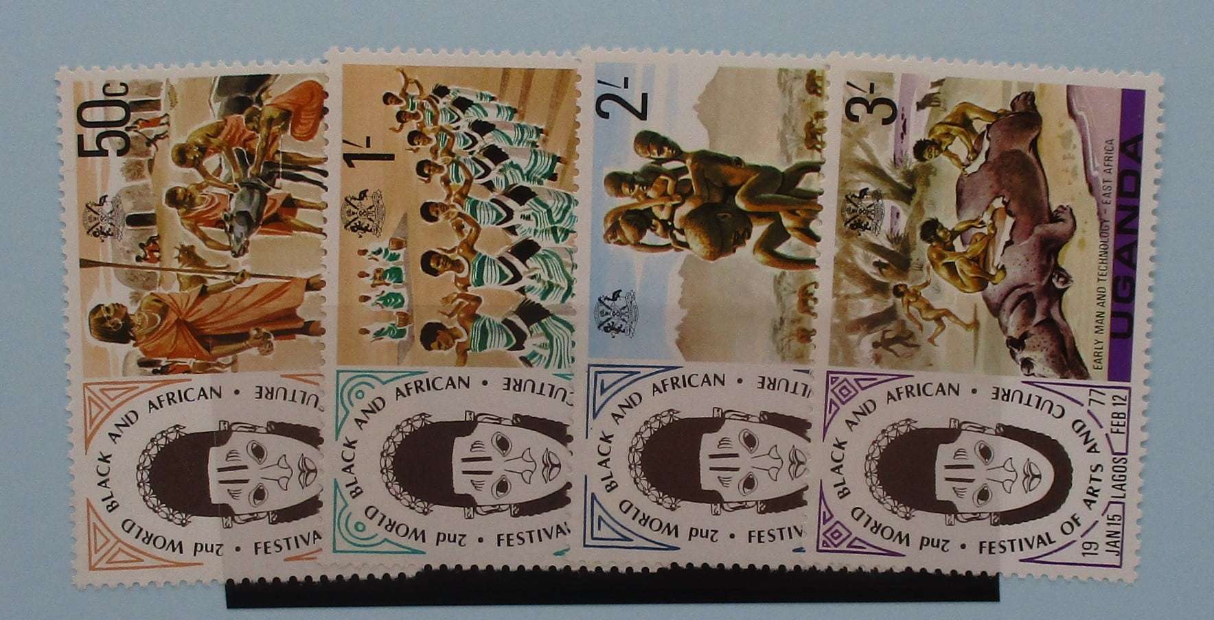 Uganda Stamps, 1977, SG183-186, Mint image 0