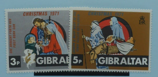 Gibraltar Stamps, 1971, SG295-296, Mint image 0