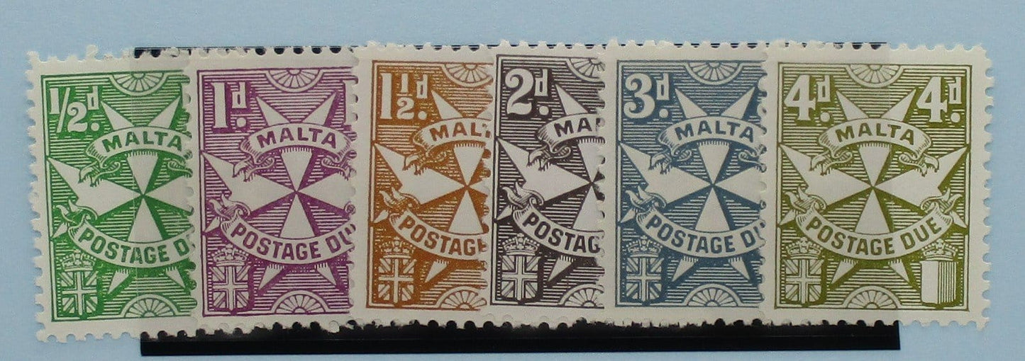 Malta Stamps, 1953, SGD21-D26, Mint image 0