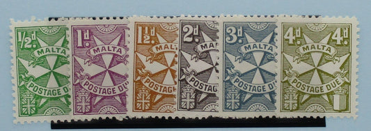 Malta Stamps, 1953, SGD21-D26, Mint image 0