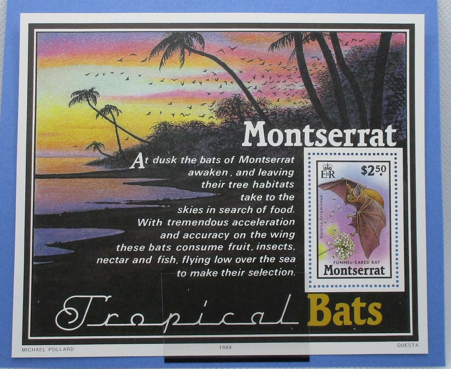 Montserrat Stamps, 1988, MS747, Mint image 0