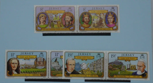 Jersey Stamps, 1982, SG293a, SG295a, SG297a, Mint image 0