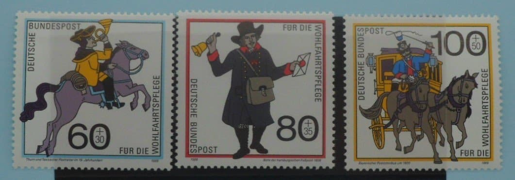 West Germany Stamps, 1989, SG2289-2291, Mint image 0