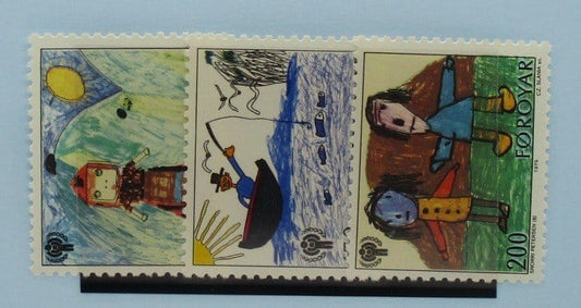 Faroe Islands Stamps, 1979, SG44-46, Mint image 0