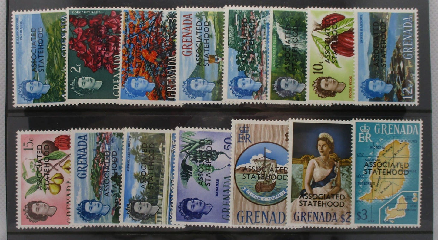 Grenada Stamps, 1968, SG262-276, Mint image 0