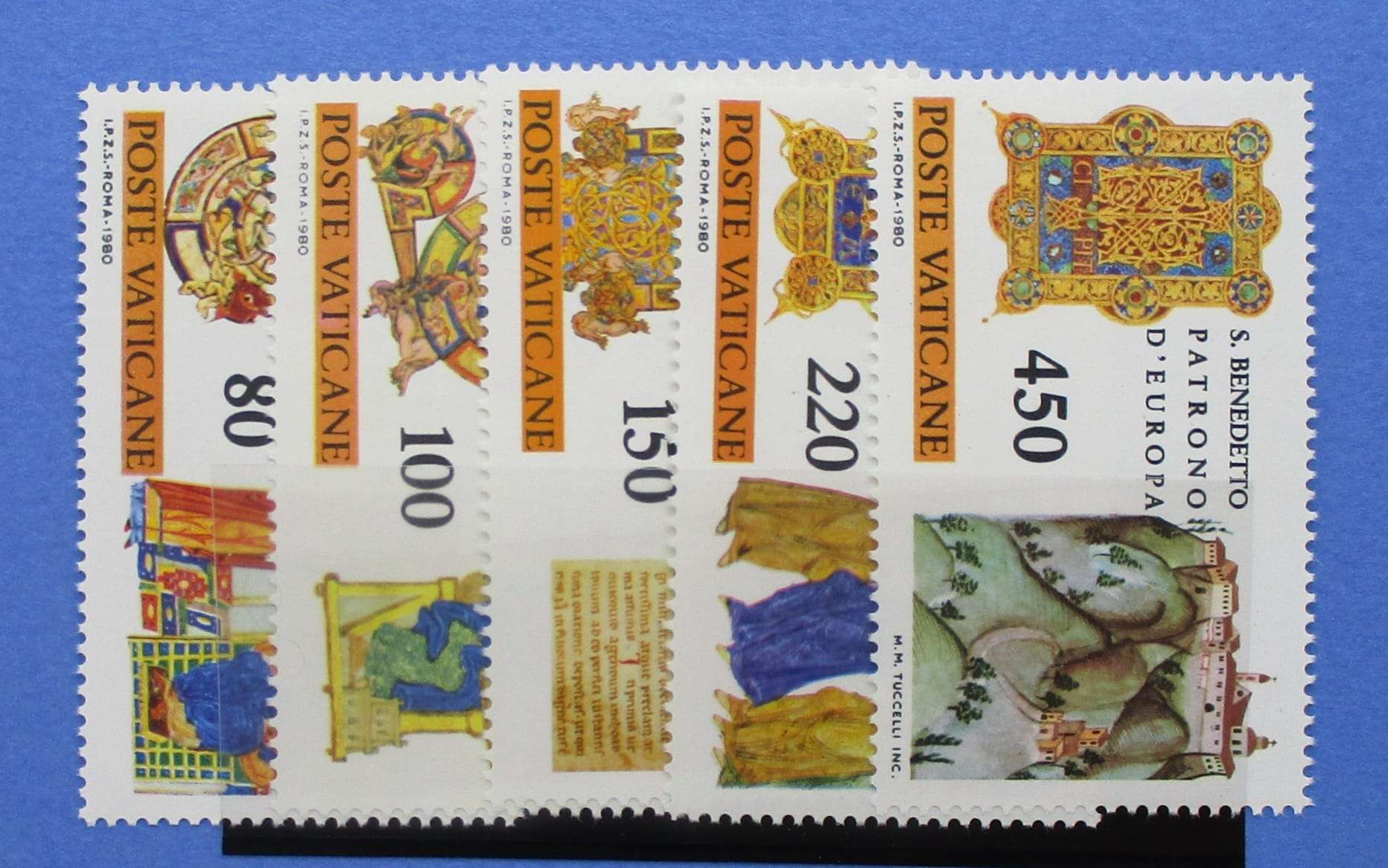 Vatican City Stamps, 1980, SG735-739, Mint image 0