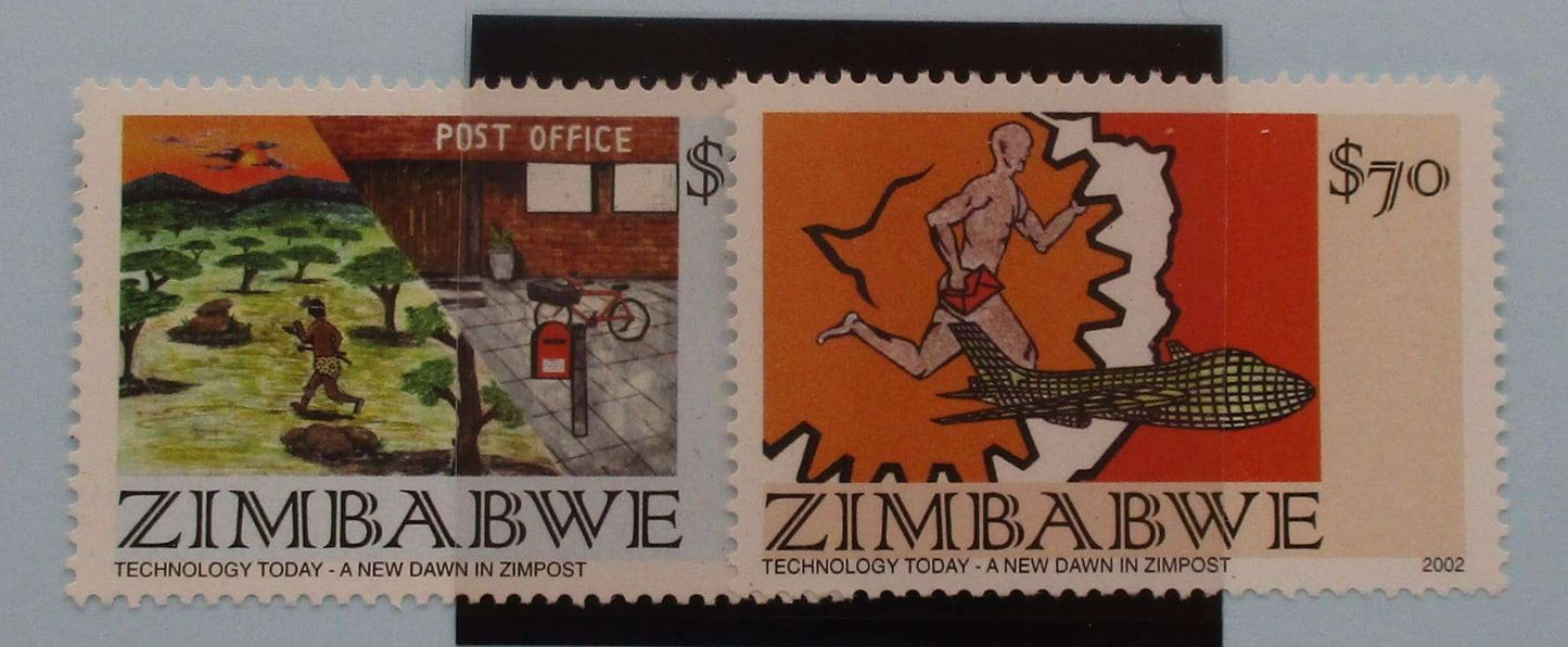 Zimbabwe Stamps, 2002, SG1091-1092, Mint image 0