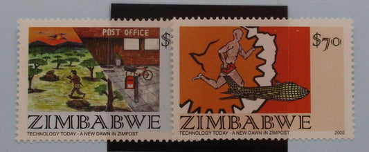 Zimbabwe Stamps, 2002, SG1091-1092, Mint image 0