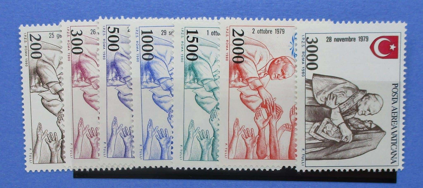 Vatican City Stamps, 1980, SG740-746, Mint image 0