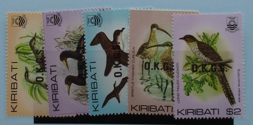 Kiribati Stamps, 1983, SGO36-O40, Mint image 0