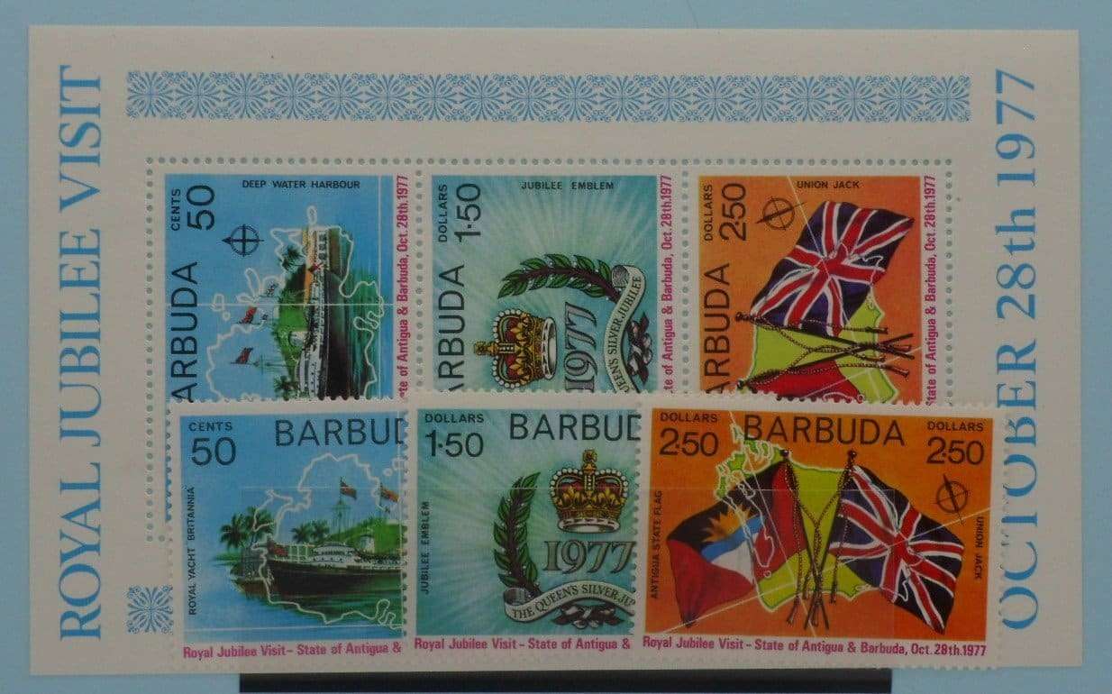 Barbuda Stamps, 1977, SG345-347, MS348, Mint image 0