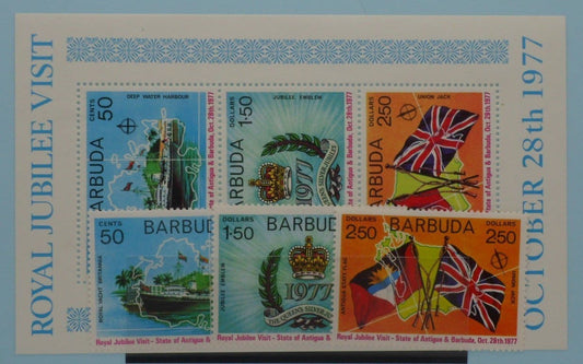 Barbuda Stamps, 1977, SG345-347, MS348, Mint image 0