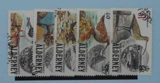 Alderney Stamps, 1984, SGA13-A17, Used image 0