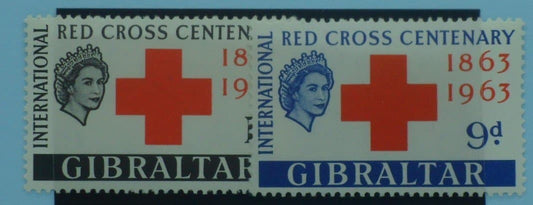 Gibraltar Stamps, 1963, SG175-176, Mint image 0