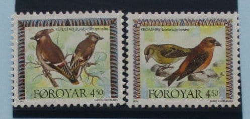 Faroe Islands Stamps, 1996, Birds, SG292-293, Mint image 0