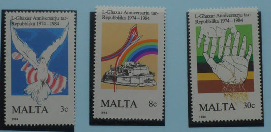Malta Stamps, 1984, SG748-750, Mint image 0