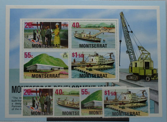 Montserrat Stamps, 1977, SG404-407, MS408, Mint image 0