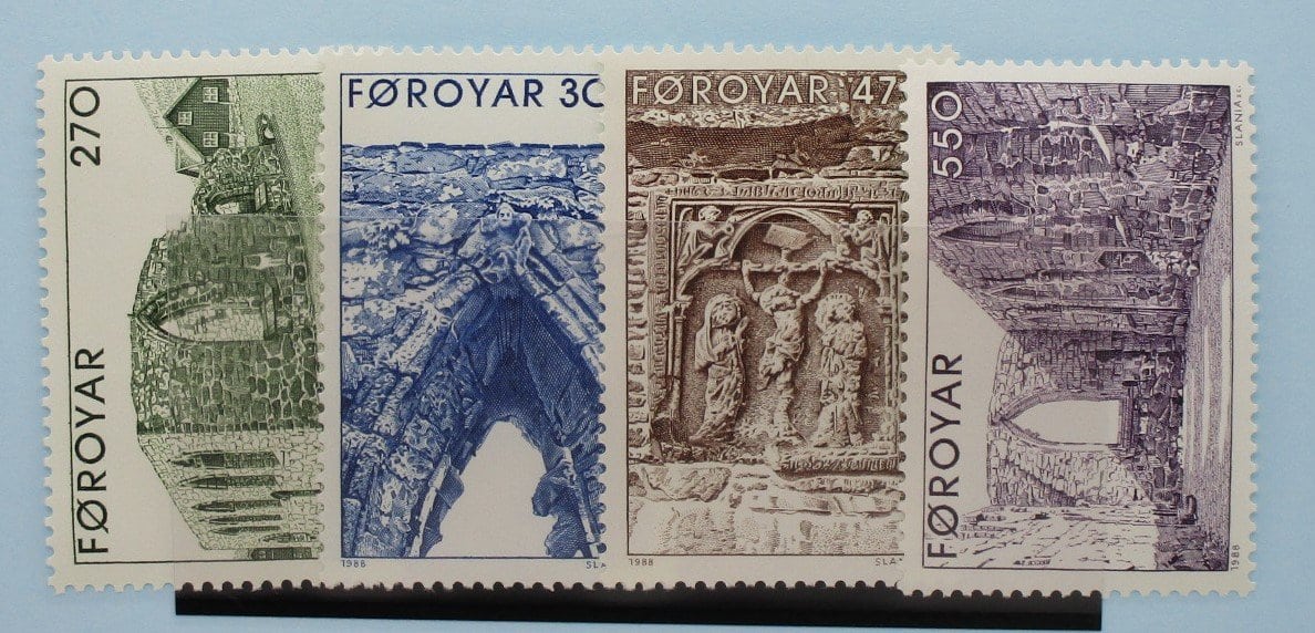 Faroe Islands Stamps, 1988, SG170-173, Mint image 0