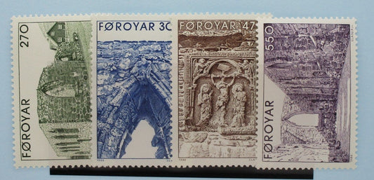 Faroe Islands Stamps, 1988, SG170-173, Mint image 0