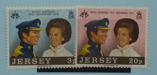 Jersey Stamps, 1973, SG97-98, Mint image 0