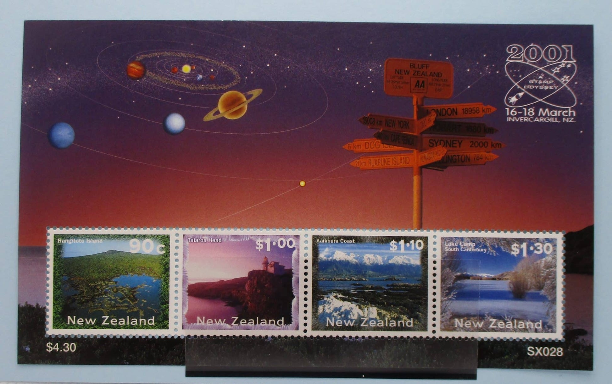 New Zealand Stamps, 2001, MS2401, Mint image 0
