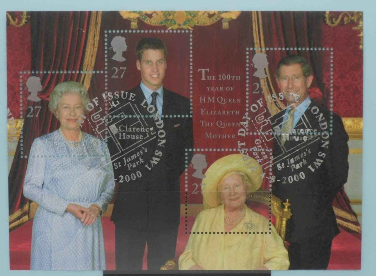Great Britain Stamps, 2000, MS2161, Used. image 0