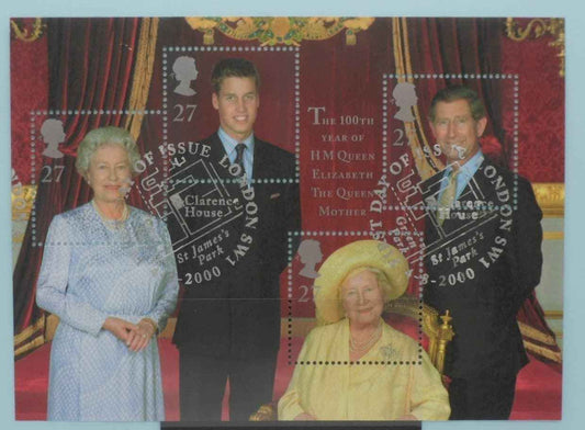 Great Britain Stamps, 2000, MS2161, Used. image 0