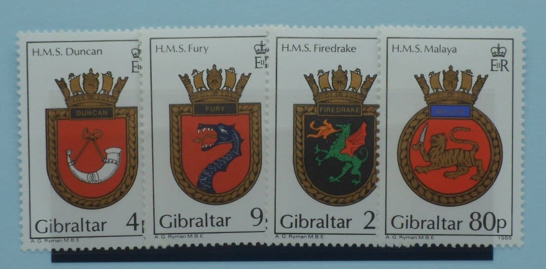 Gibraltar stamps, 1985, SG522-525, Mint image 0