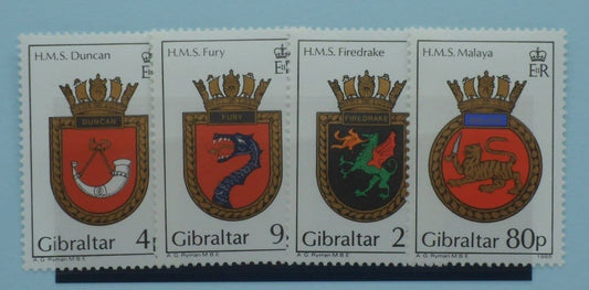 Gibraltar stamps, 1985, SG522-525, Mint image 0