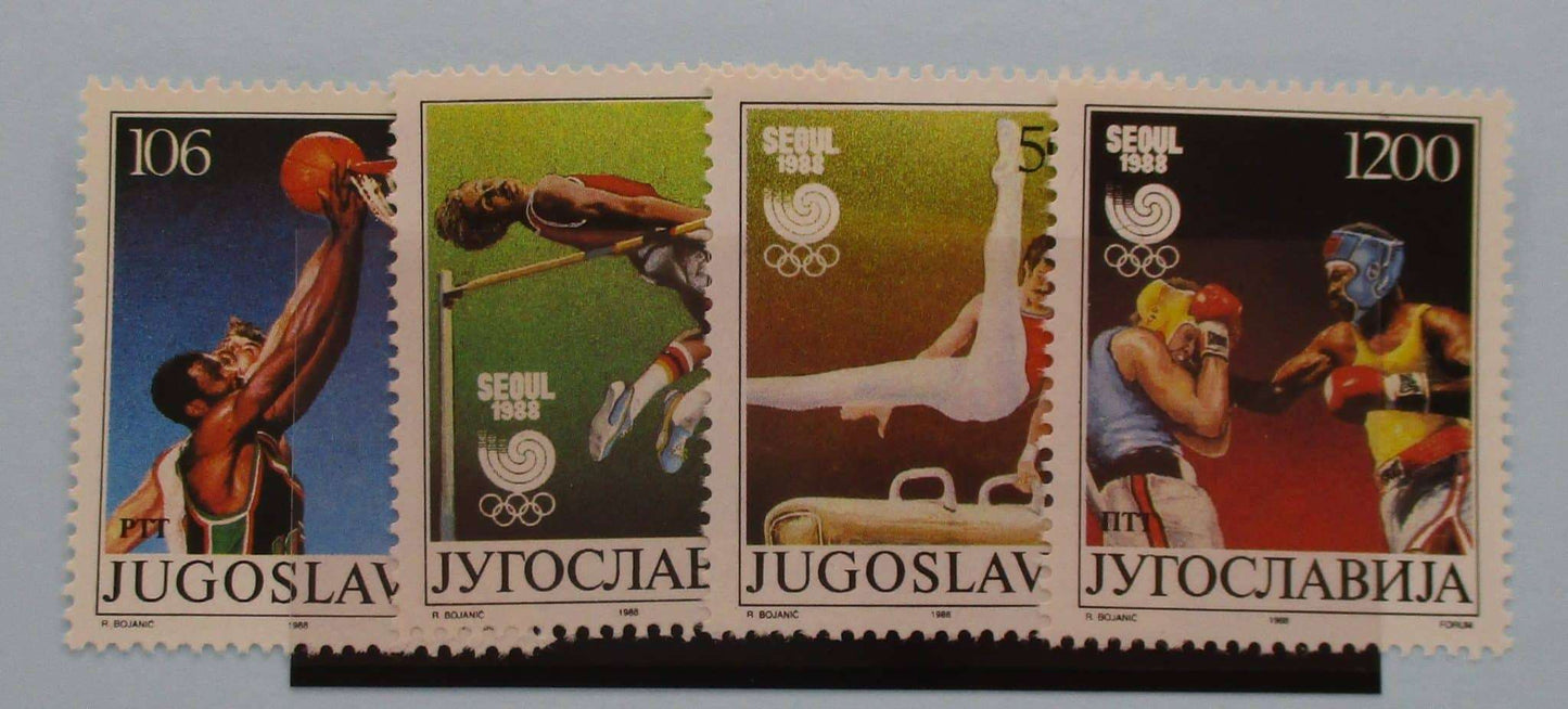 Yugoslavia Stamps, 1988, SG2437-2440, Mint image 0