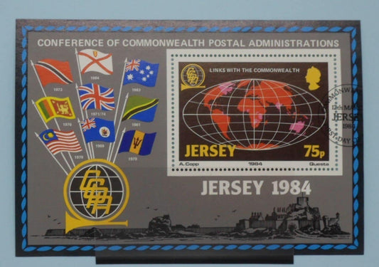 Jersey Stamps, 1984, MS333, Used image 0
