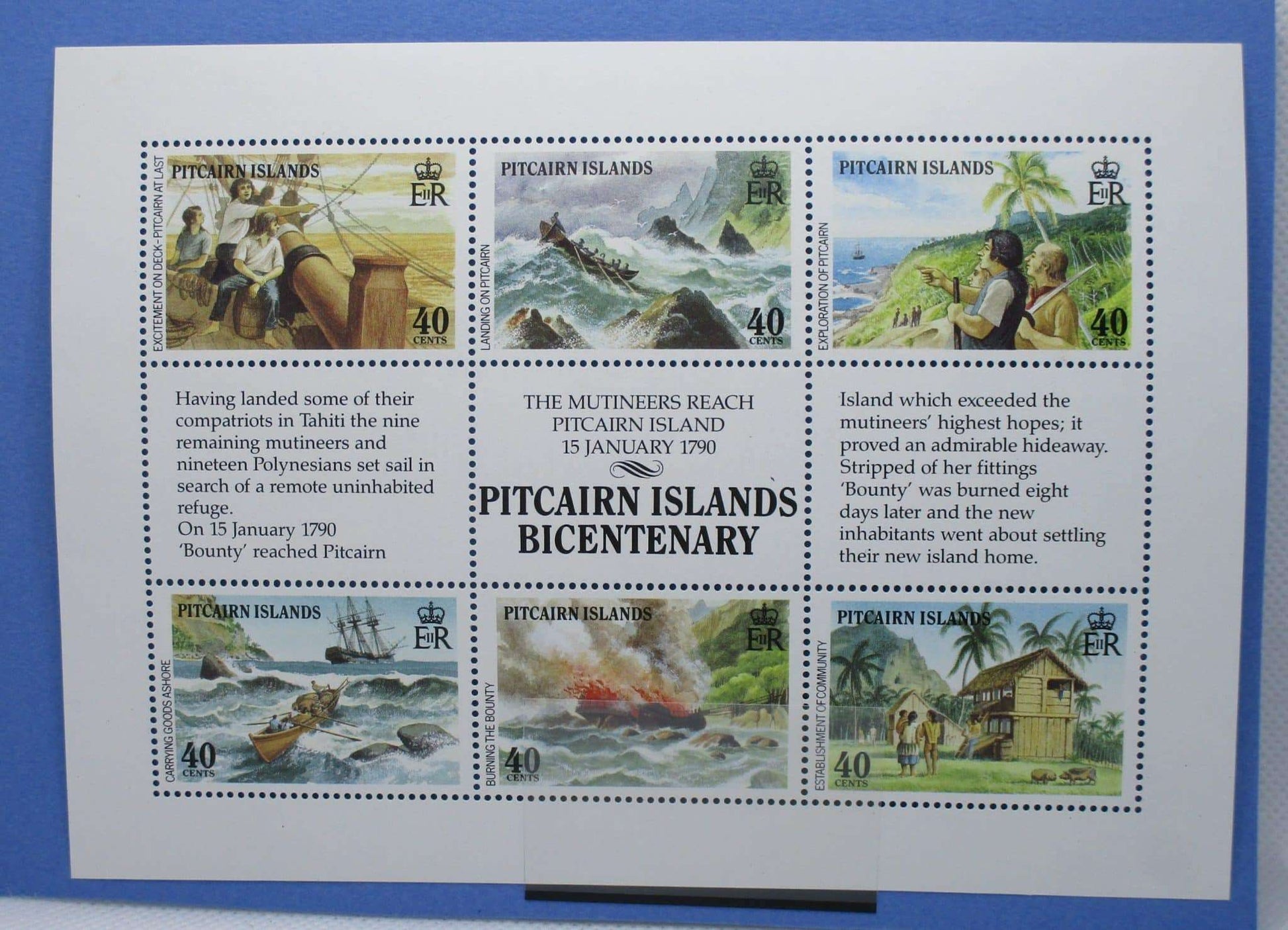 Pitcairn Islands Stamps, 1990, SG356a, Mint image 0