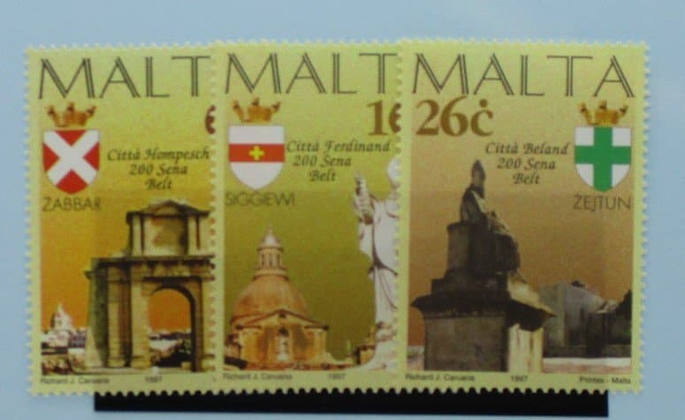 Malta Stamps, 1997, SG1038-1040, Mint image 0