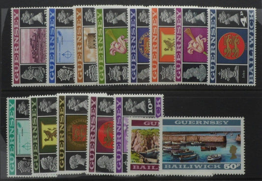 Guernsey Stamps, 1971, SG44-58, Mint image 0