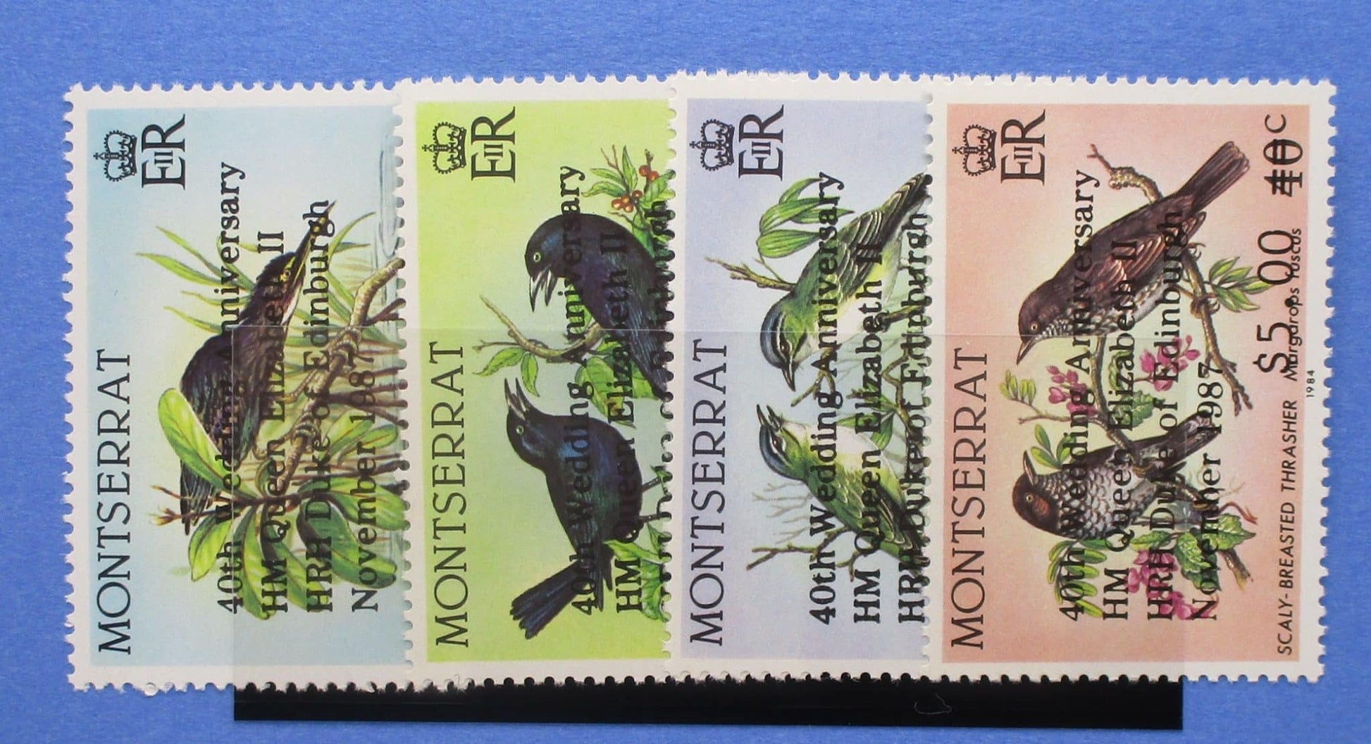Montserrat Stamps, 1987, SG739B-742B, Mint image 0