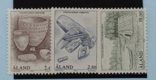 Aland Islands Stamps, 1994, SG87-89, Mint image 0