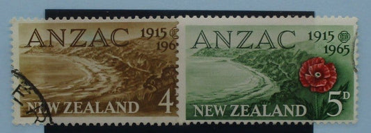 New Zealand Stamps, 1965, SG826-827, Used image 0