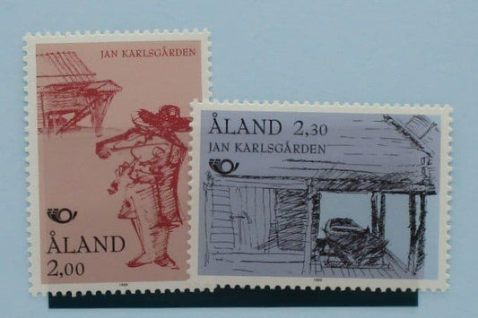 Aland Islands Stamps, 1993, SG66-67, Mint image 0