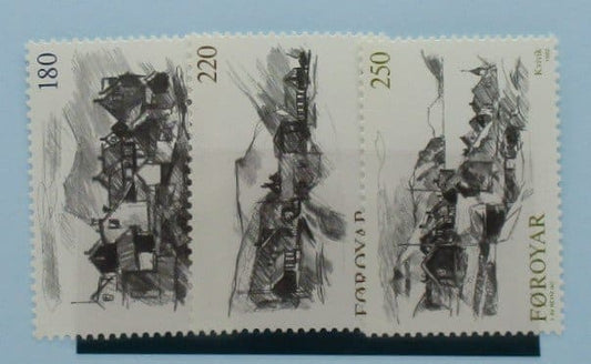 Faroe Islands Stamps, 1982, SG71-73, Mint image 0