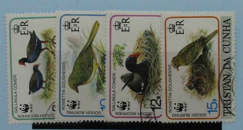 Tristan da Cunha Stamps, 1991, SG518-521, Used image 0