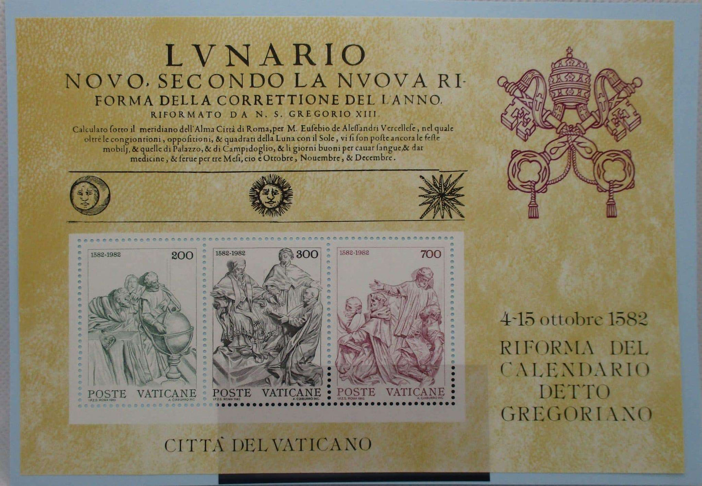Vatican City Stamps, 1982, MS790, Mint image 0