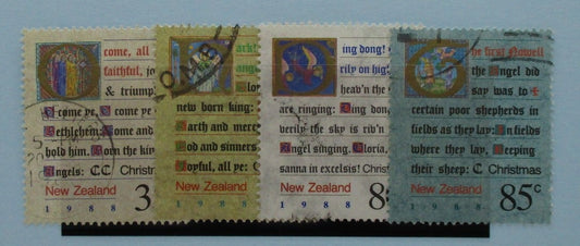 New Zealand Stamps, 1988, SG1480-1483, Used image 0